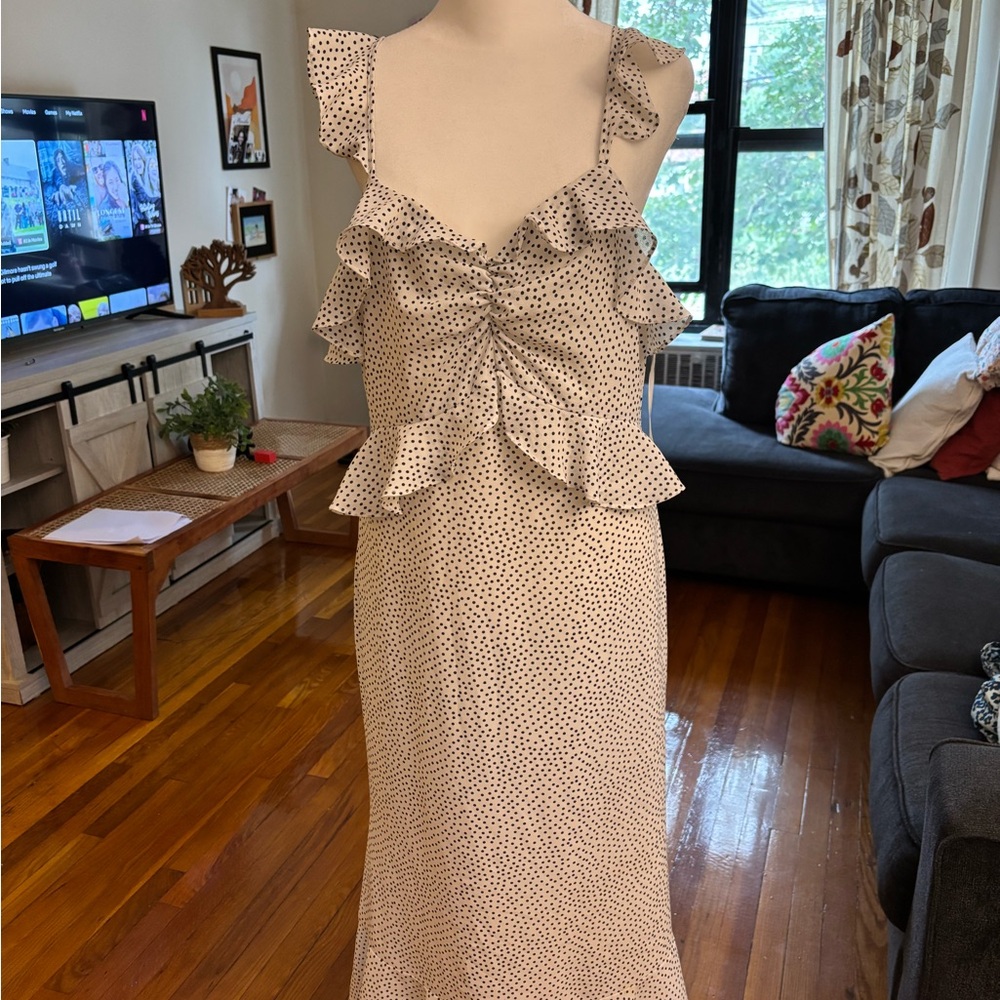 Ruffled Polka Dot Dress